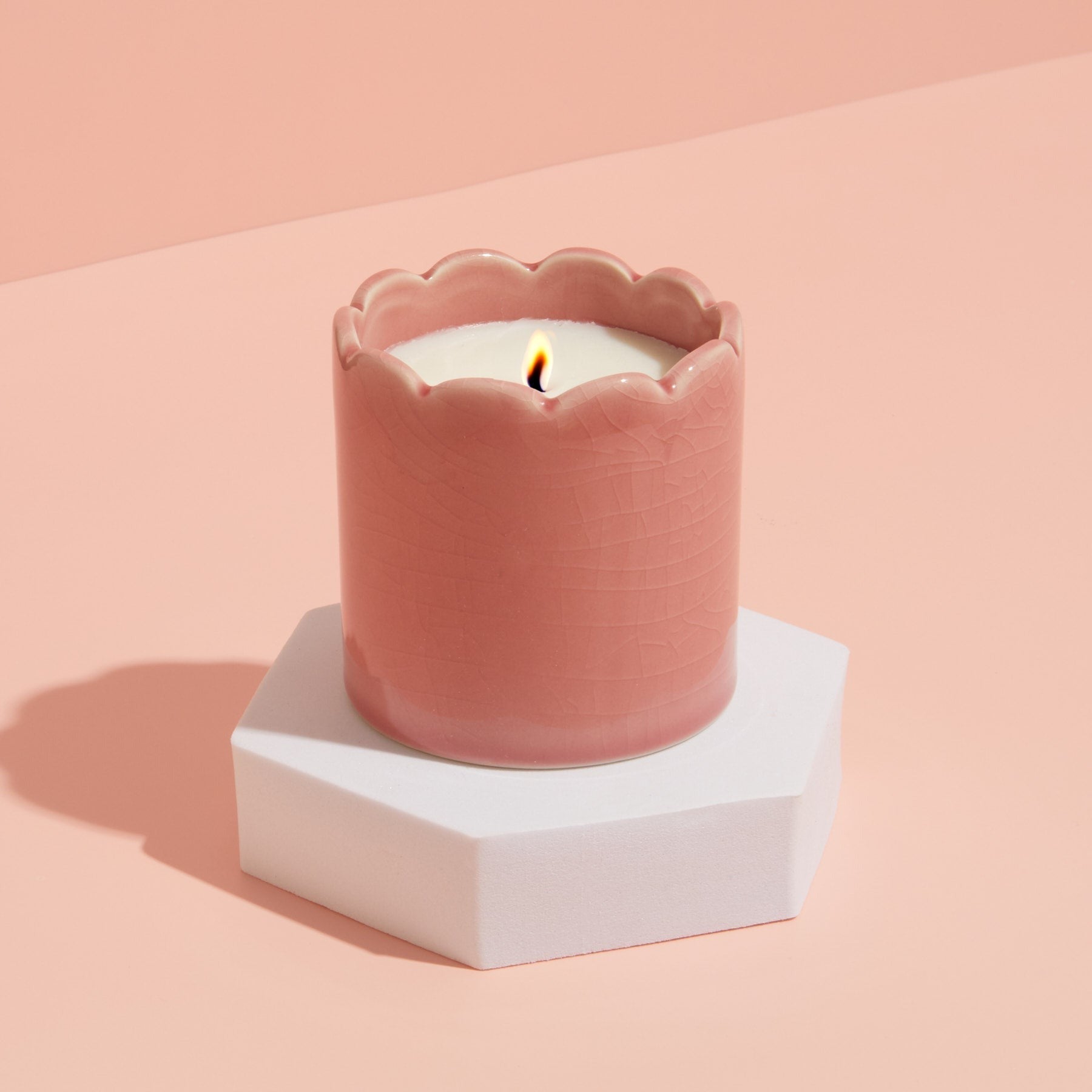Kiln Pink Candle - Blackberry & Cedarwood
