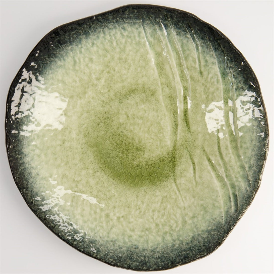 Glassy Green Yamasaku Organic Plate