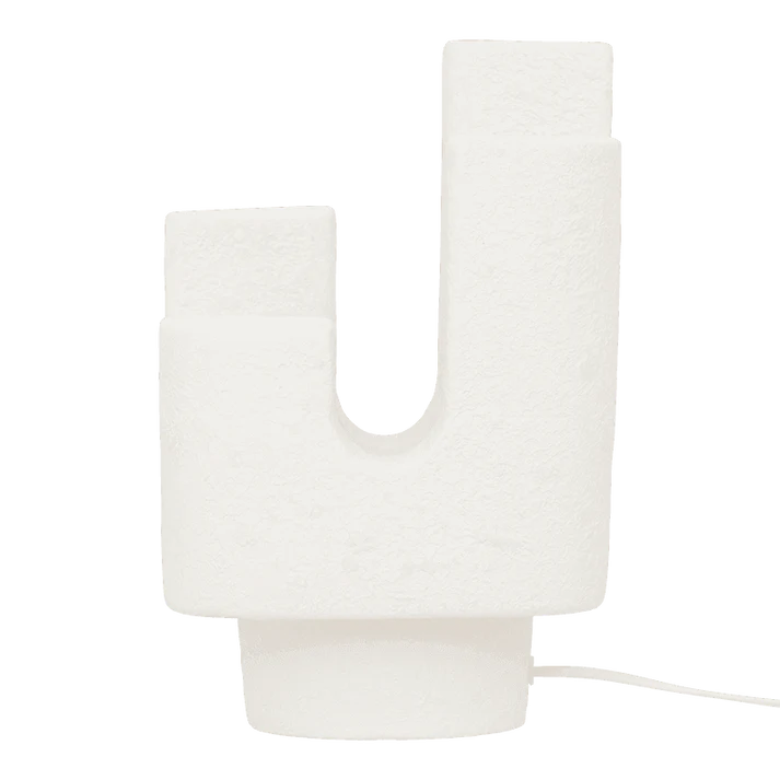 White Ceramic Table Lamp Cuarto
