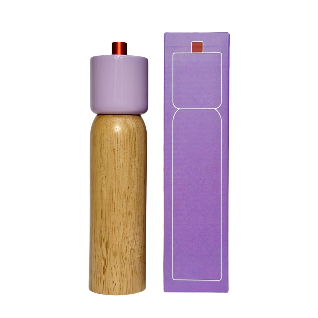 Lilac & Red Salt & Pepper Grinder