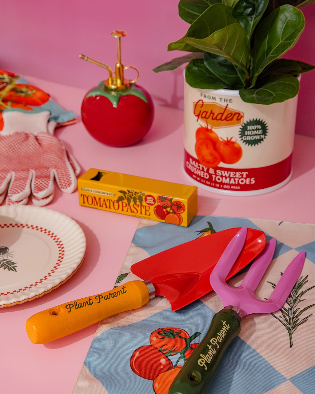 Tomato Paste Bottle Opener on a table