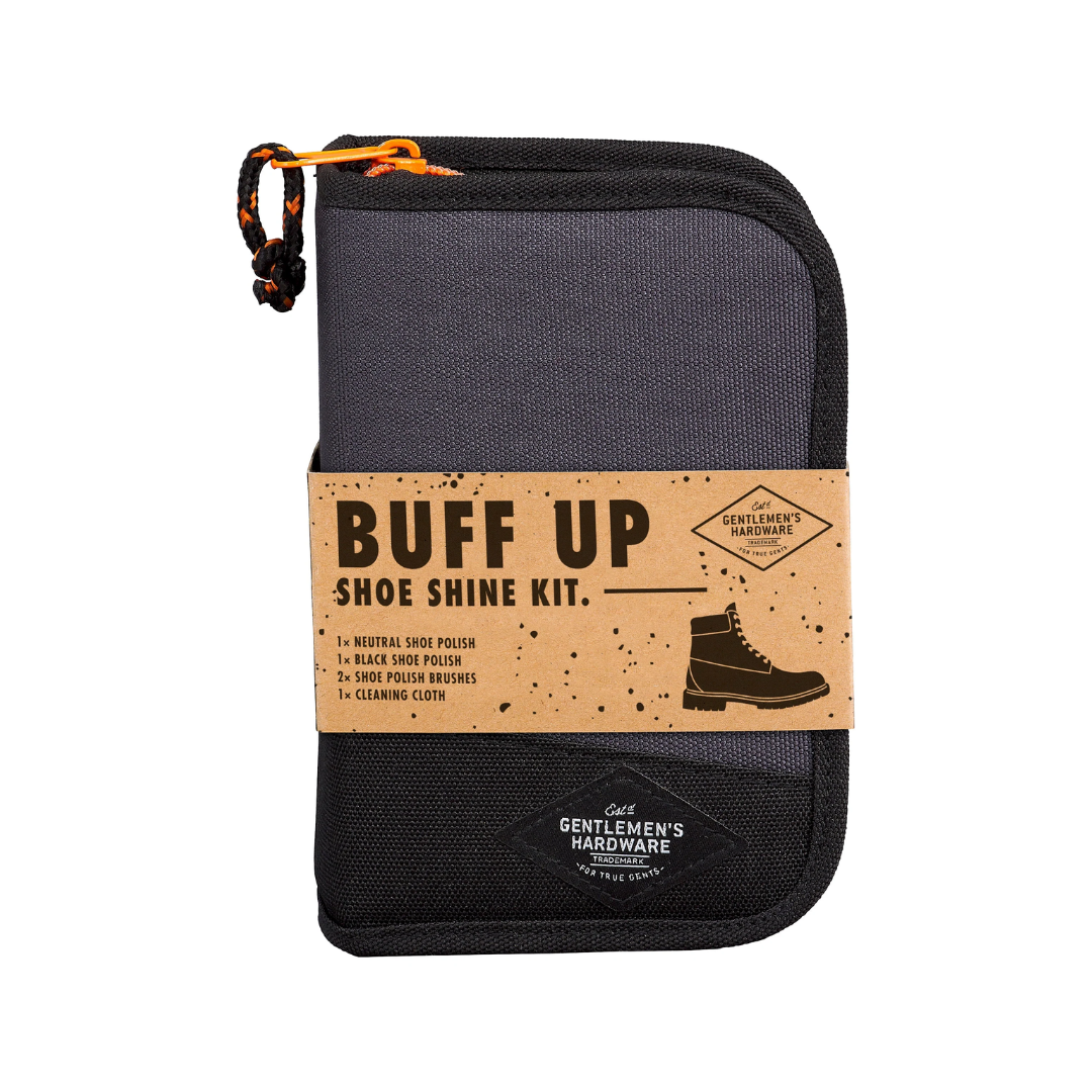 Charcoal Shoe Shine Kit