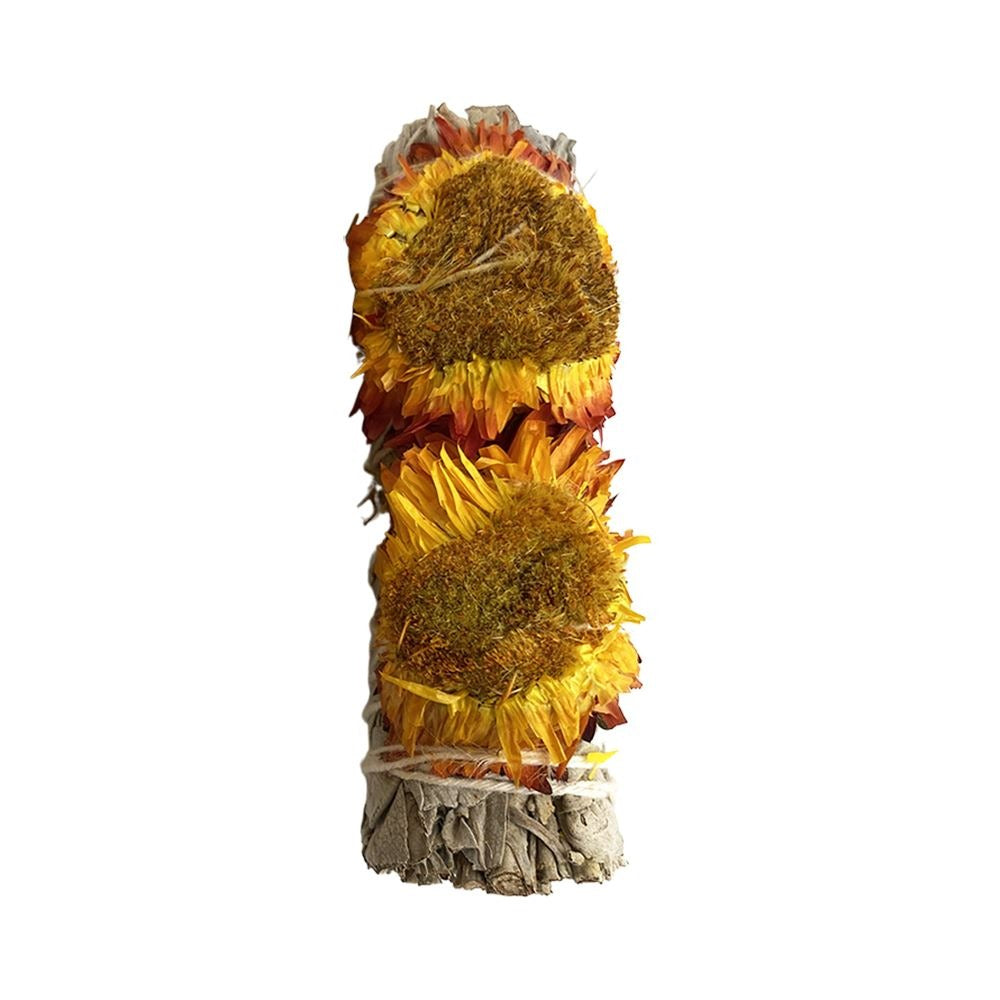 Sage And Yellow Sunflower Smudge Stick