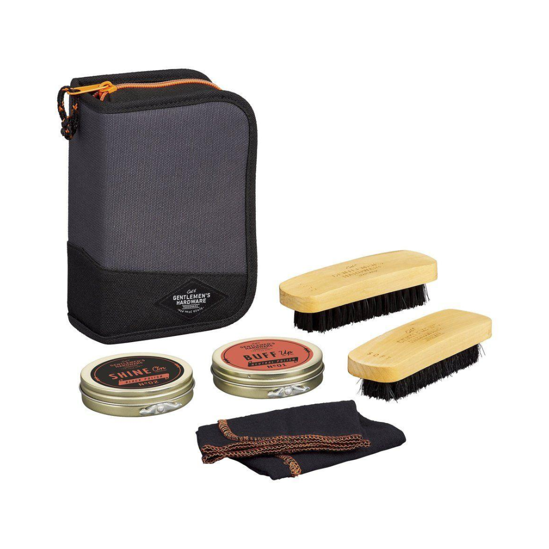 Charcoal Shoe Shine Kit