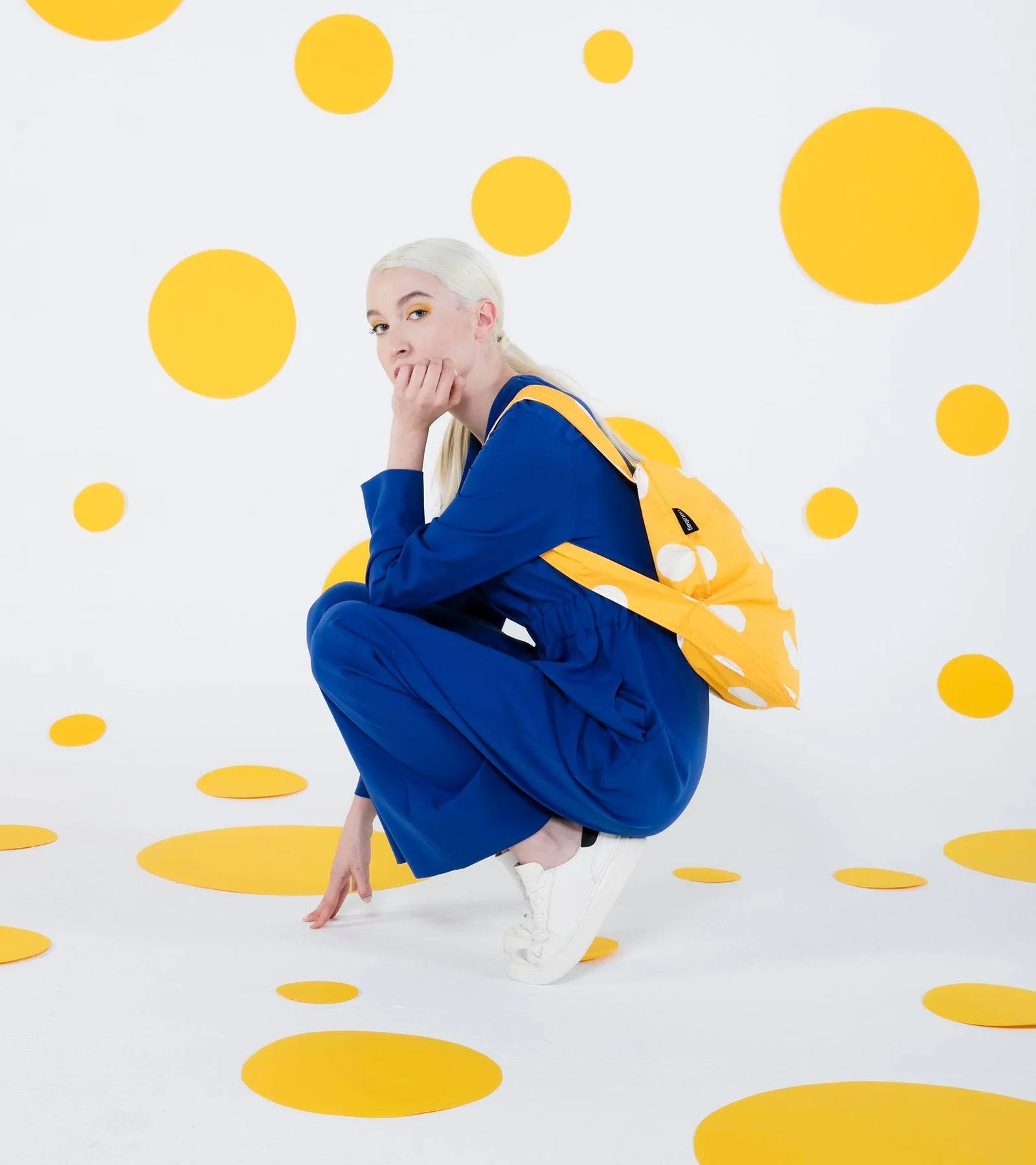 Golden Dots Bag & Backpack