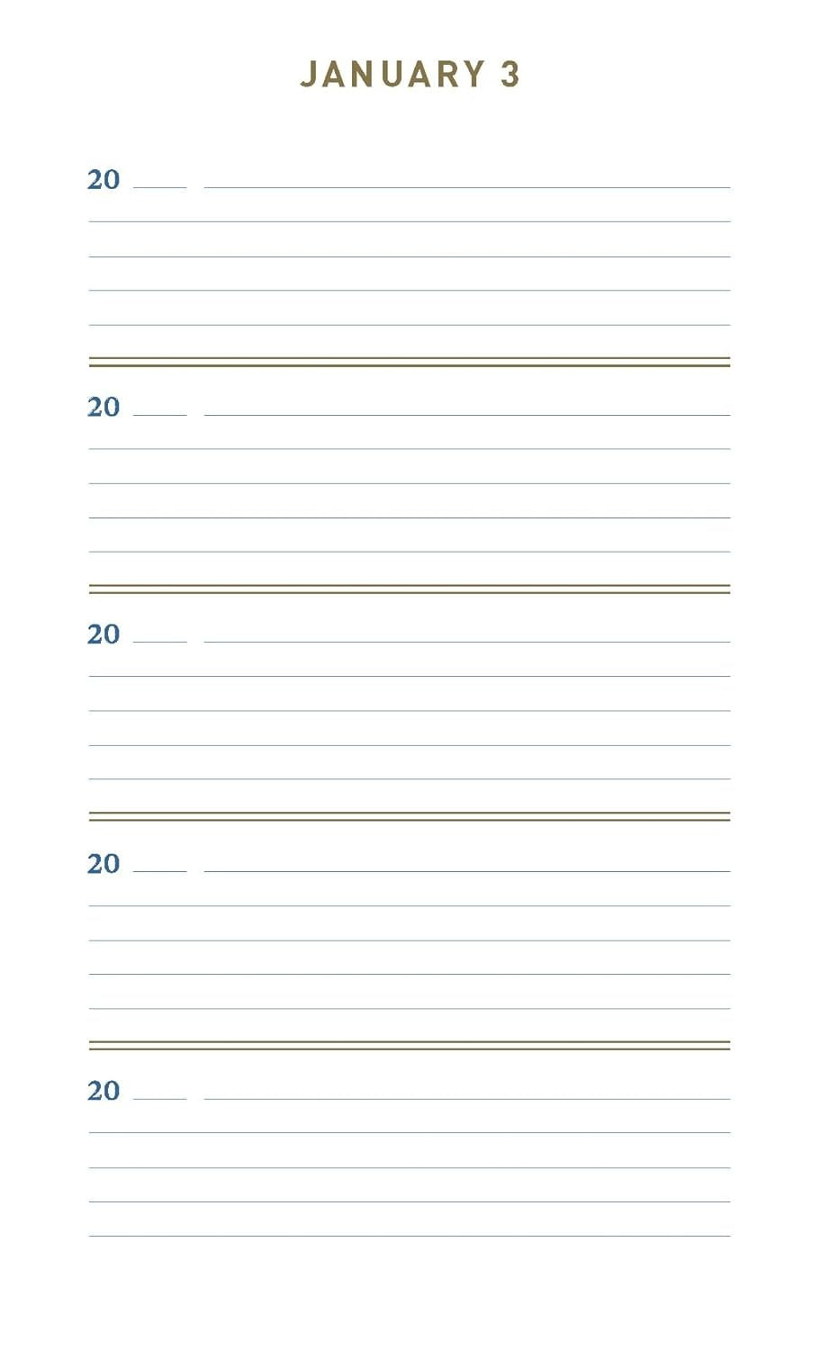 Denim One LIne A Day: : A Five-Year Memory Book
