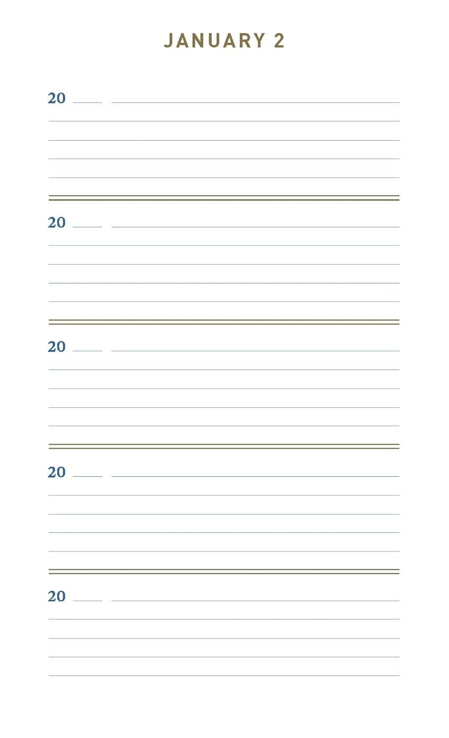 Denim One LIne A Day: : A Five-Year Memory Book