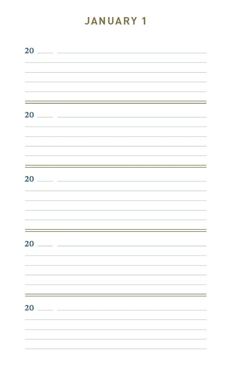 Denim One LIne A Day: : A Five-Year Memory Book