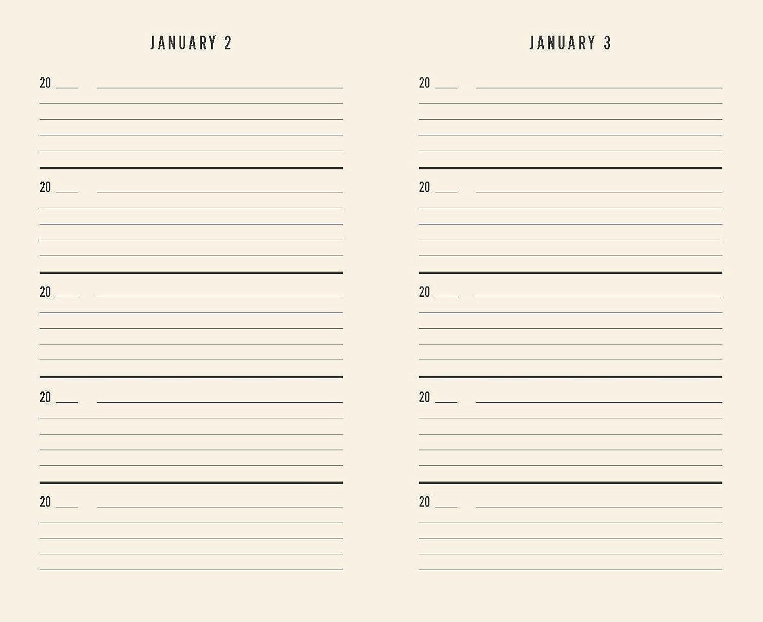 Canvas One Line A Day: A Five-Year Memory Book