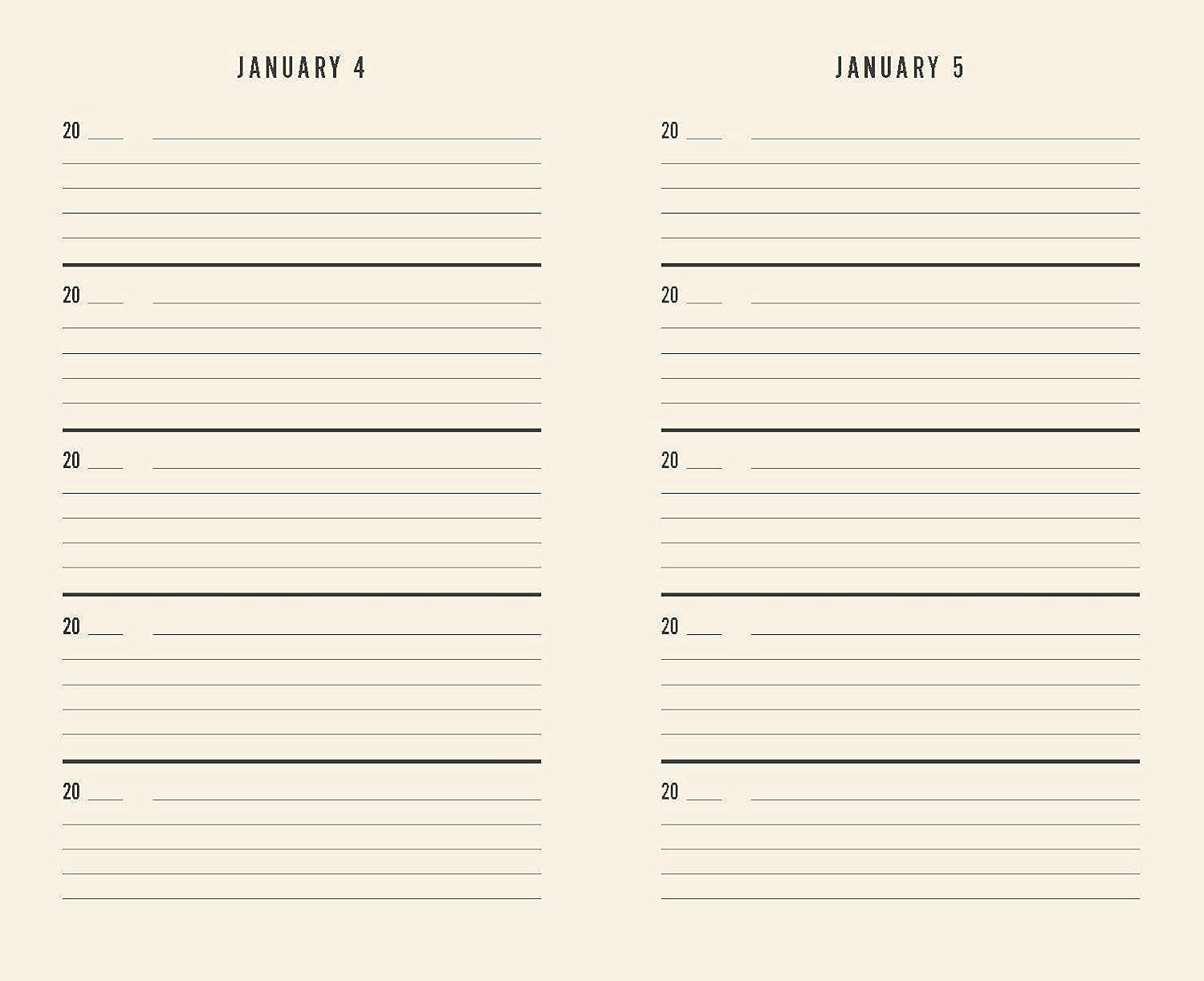 Canvas One Line A Day: A Five-Year Memory Book