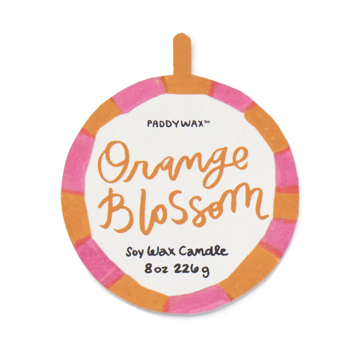 Sun Ceramic Soy Wax Candle - Orange Blossom 80z