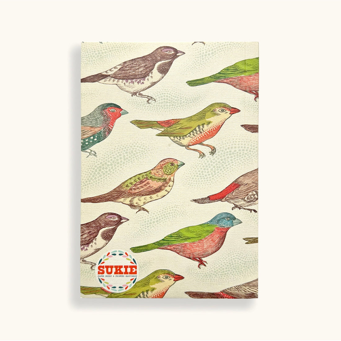 Notebook With Birds Cover