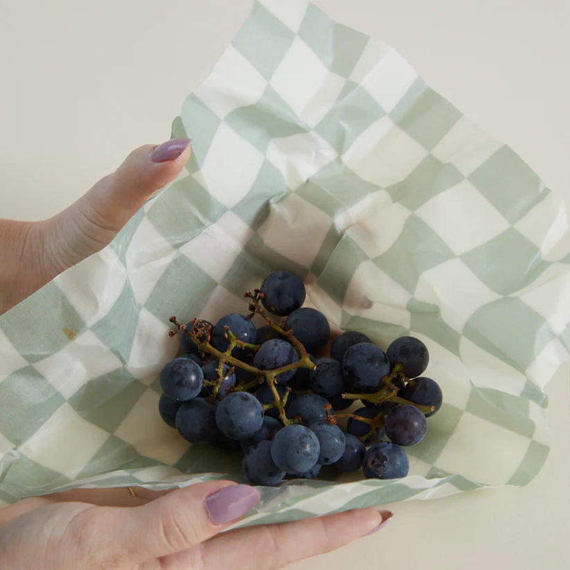 Beeswax Wrap Geometric Print Set of 3