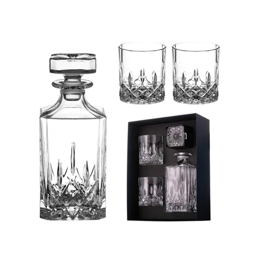 Diamante Dorchester Whisky Decanter Set 0f 2 tumblers