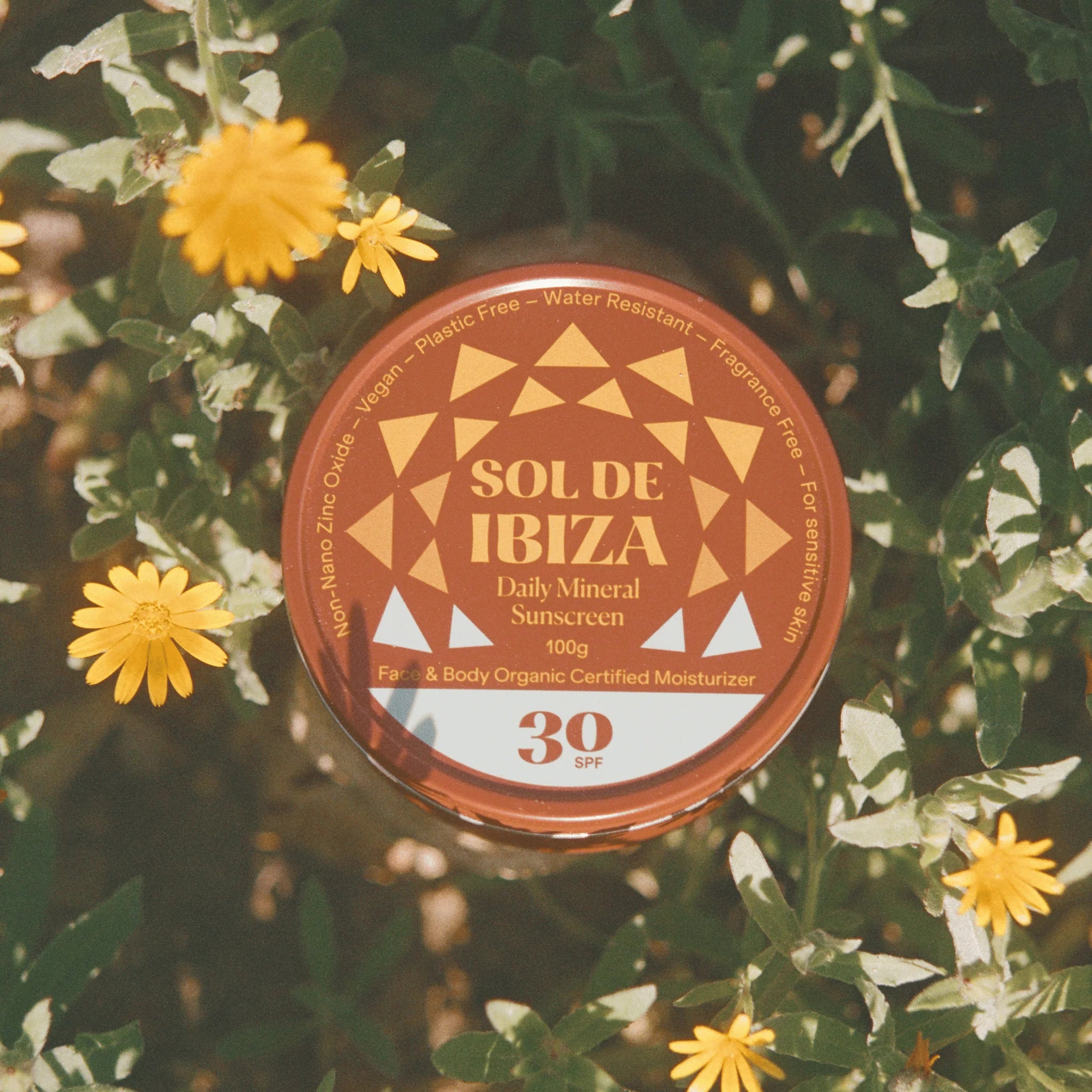 Daily Mineral Sunscreen SPF30 in 100% plastic-free reusable tin – natural vegan sun protection