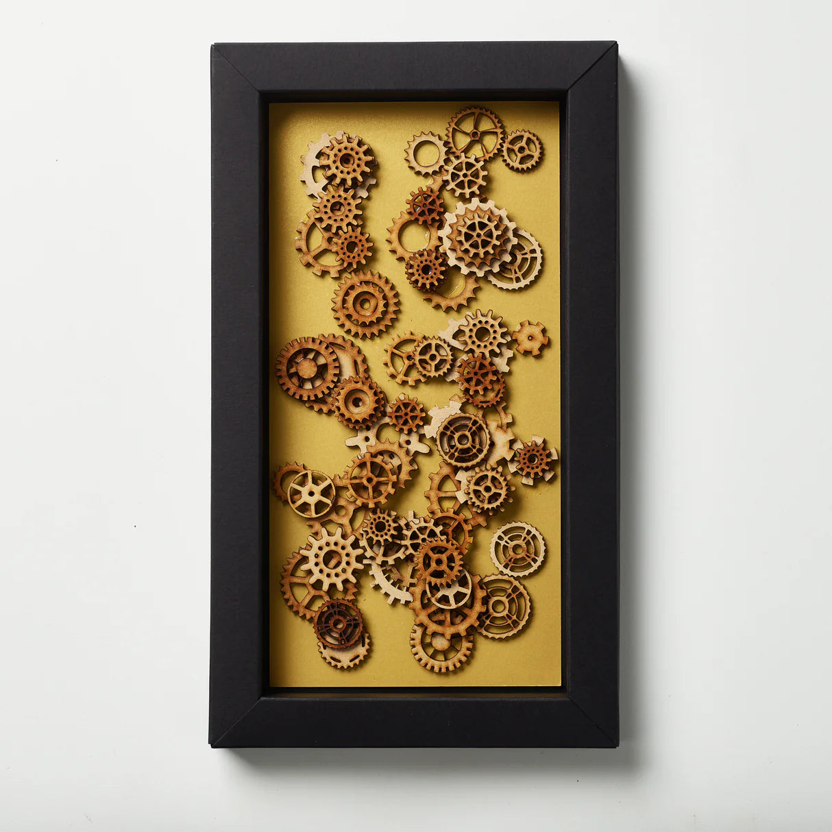 Black Customizable medium Frame Kit displaying a framed artwork, perfect for photos or custom pictures.
