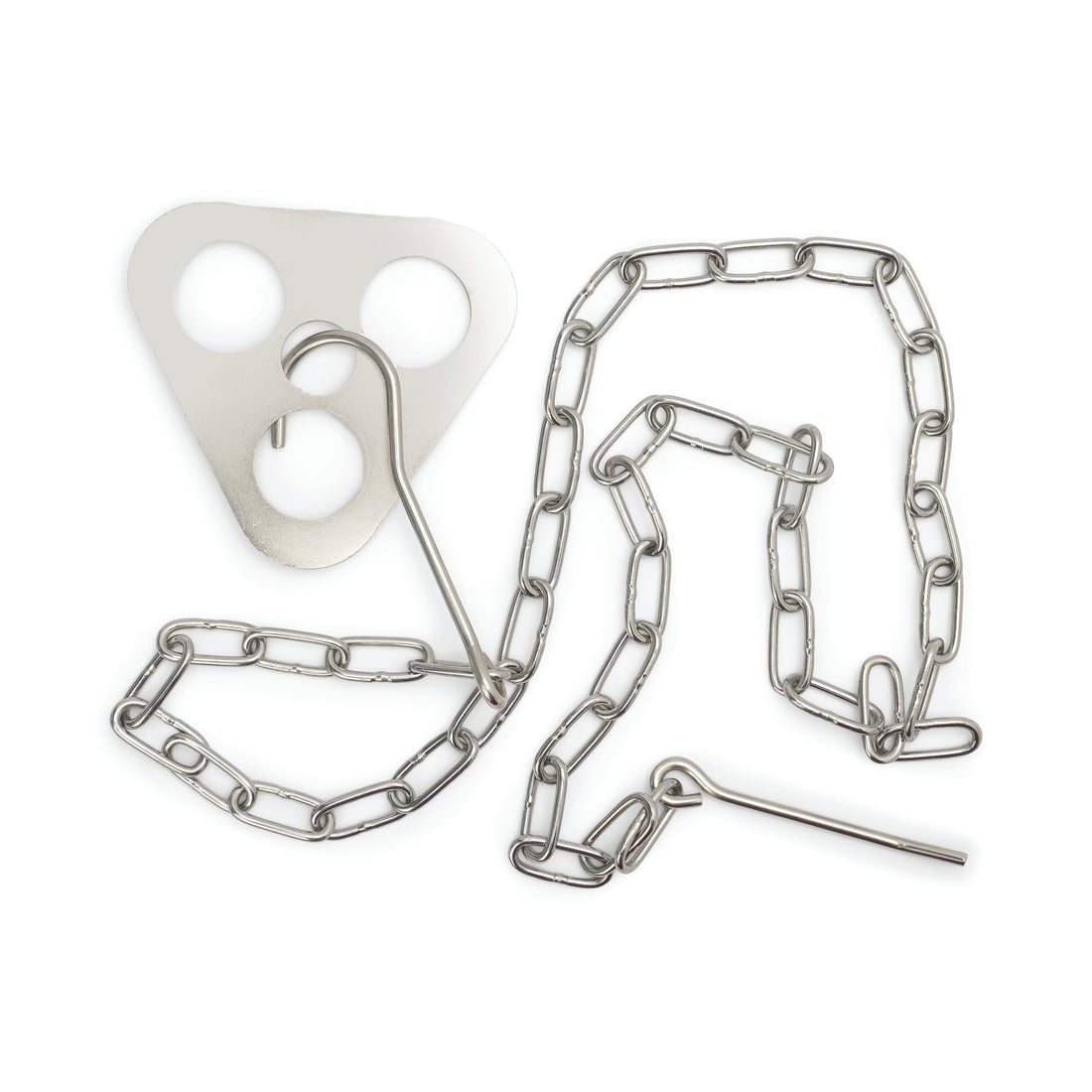 adjustable hanging chain and hook, and drawstring pouch for portable outdoor cooking.