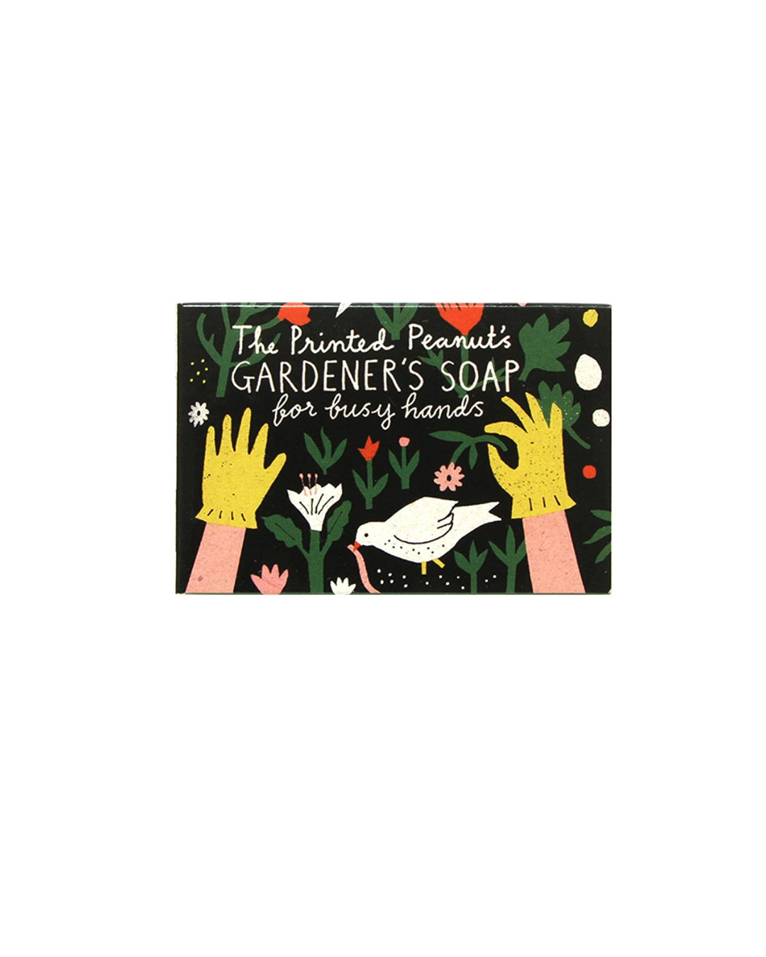 Peppermint & Poppyseed handmade vegan soap bar, natural exfoliating, cruelty-free, eco-friendly 95g packaging