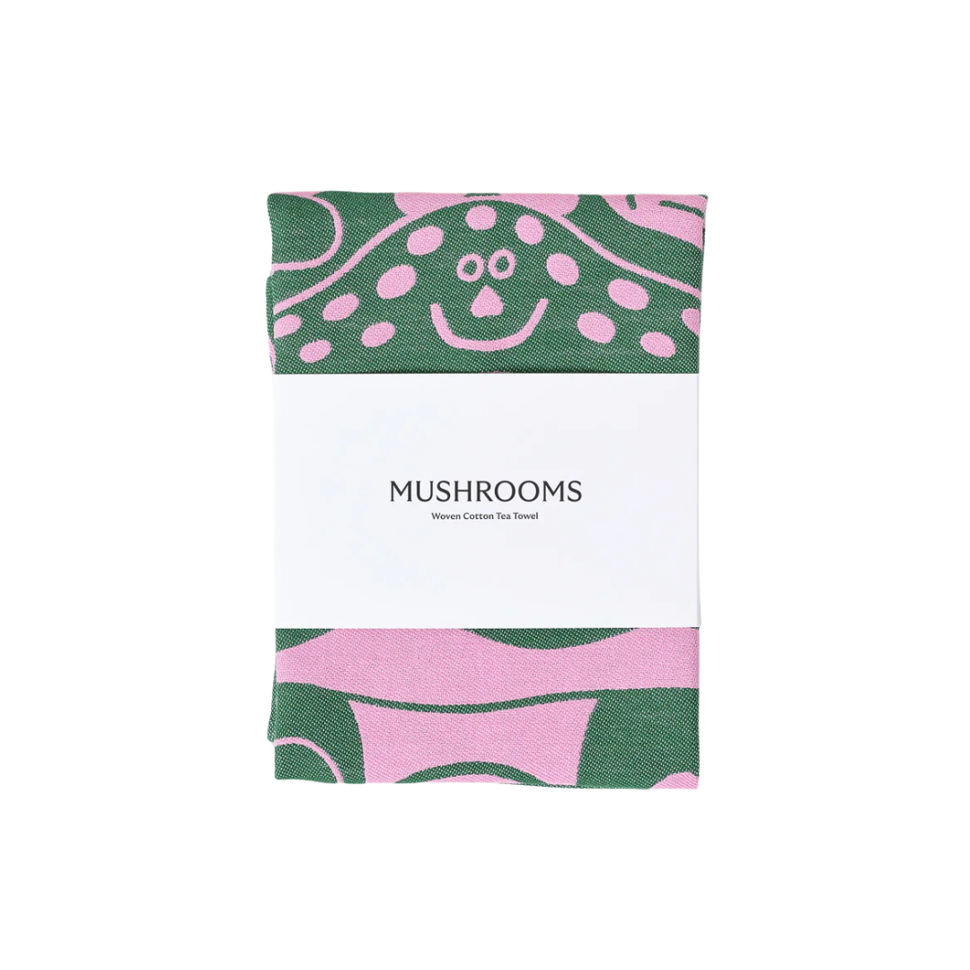 Mushrooms Tea Towel