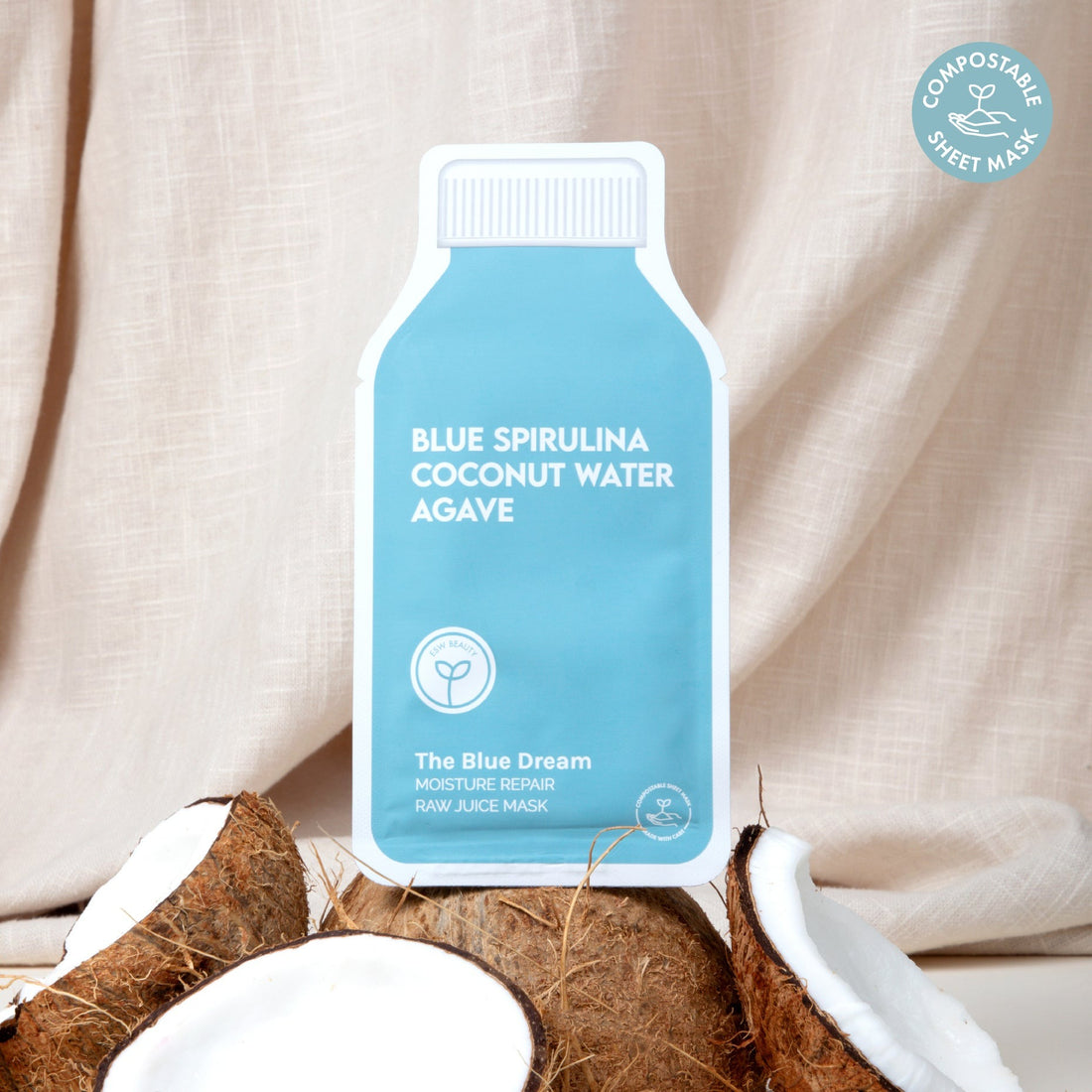 Blue Spirulina Coconut Water & Agave