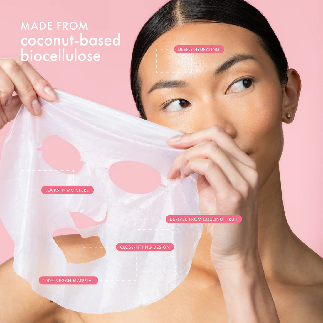 Piña Colada Revitalizing Biocellulose Mocktail Face Mask