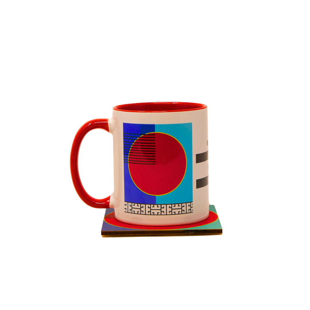 Not For All The Tea In China Ceramic Mug & Wooden Coaster Gift Set