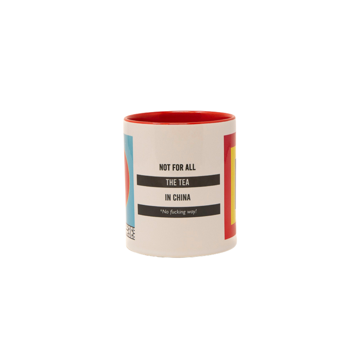 Not For All The Tea In China Ceramic Mug & Wooden Coaster Gift Set