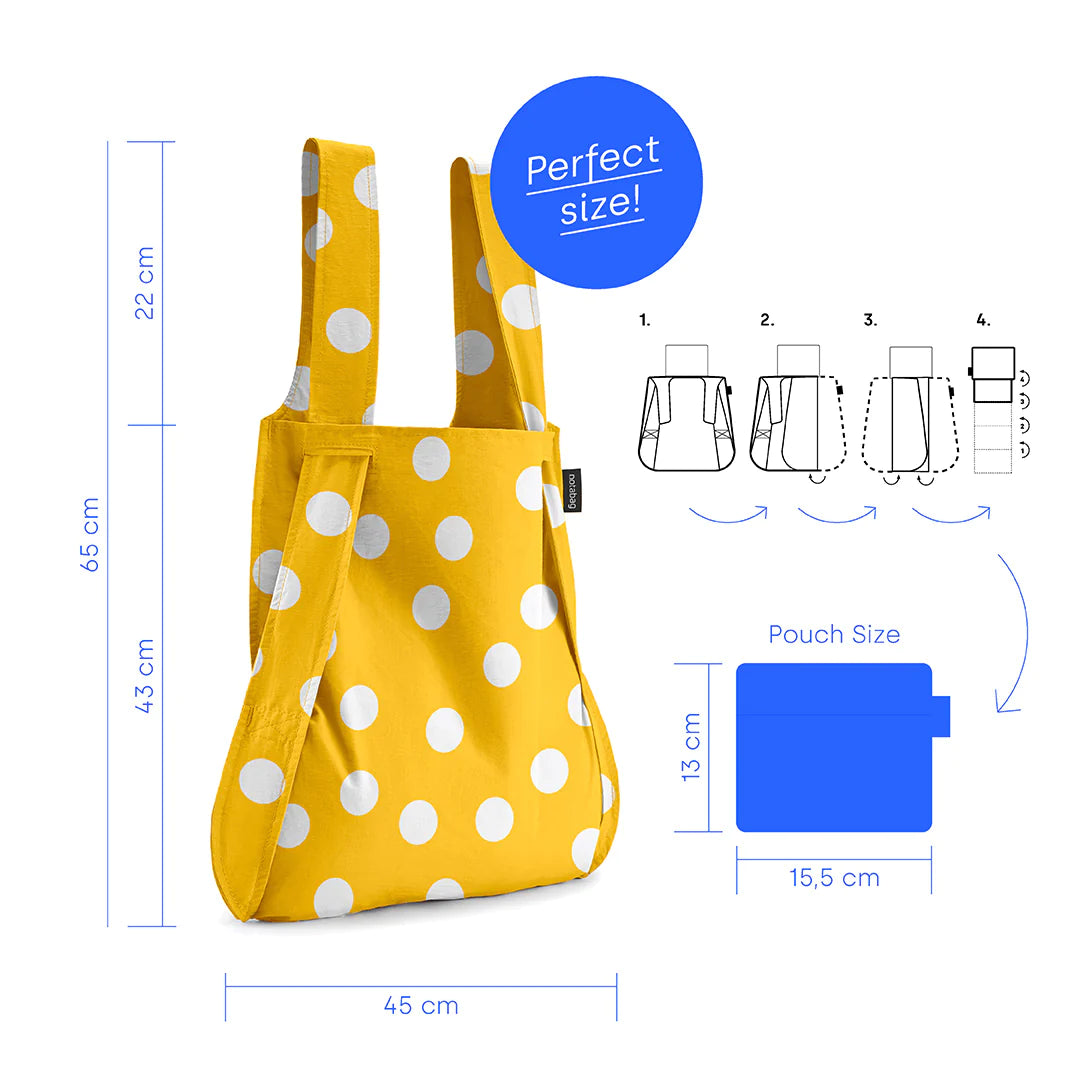Golden Dots Bag & Backpack