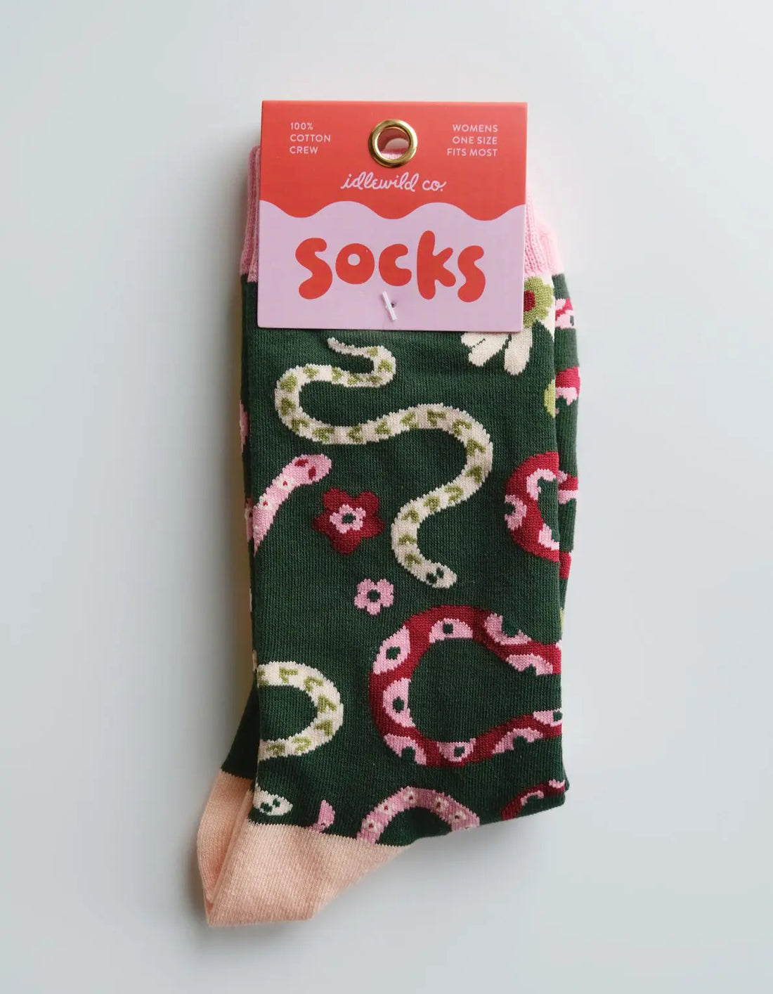 Snakes Cotton Crew socks