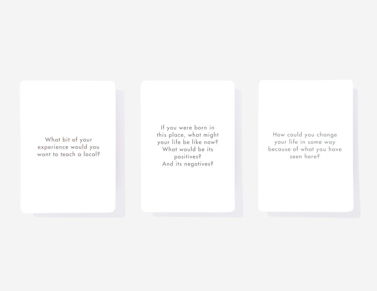 Set of 52 Travel Therapy Cards to Enrich Your Journey