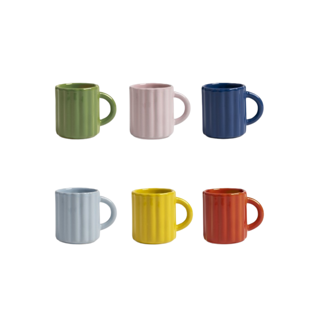 Colorful Espresso Tube Mug 0.1L