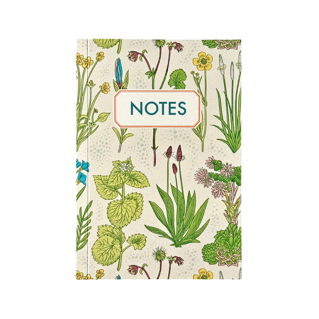 Notebook With Wild Flowers Cover