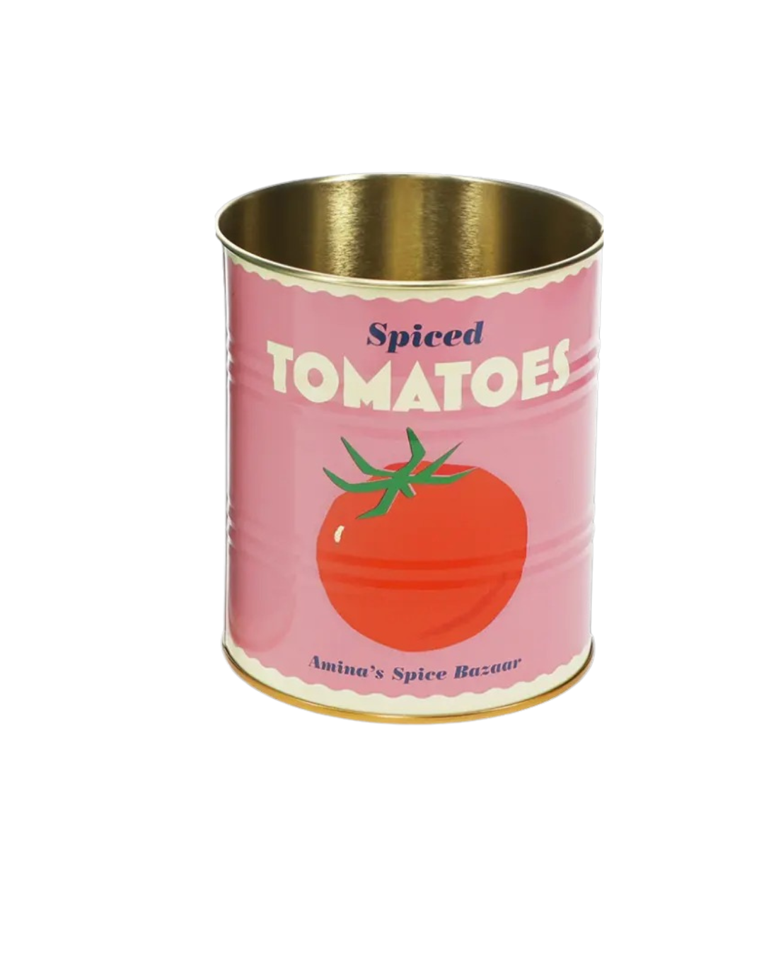 Small Tomato Spice Tin with retro tomato design