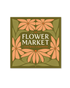 Flower Market Calendar 2026 featuring bold foliage illustrations in warm earthy tones, UK public holidays, moon phases, and major religious observances, wall décor