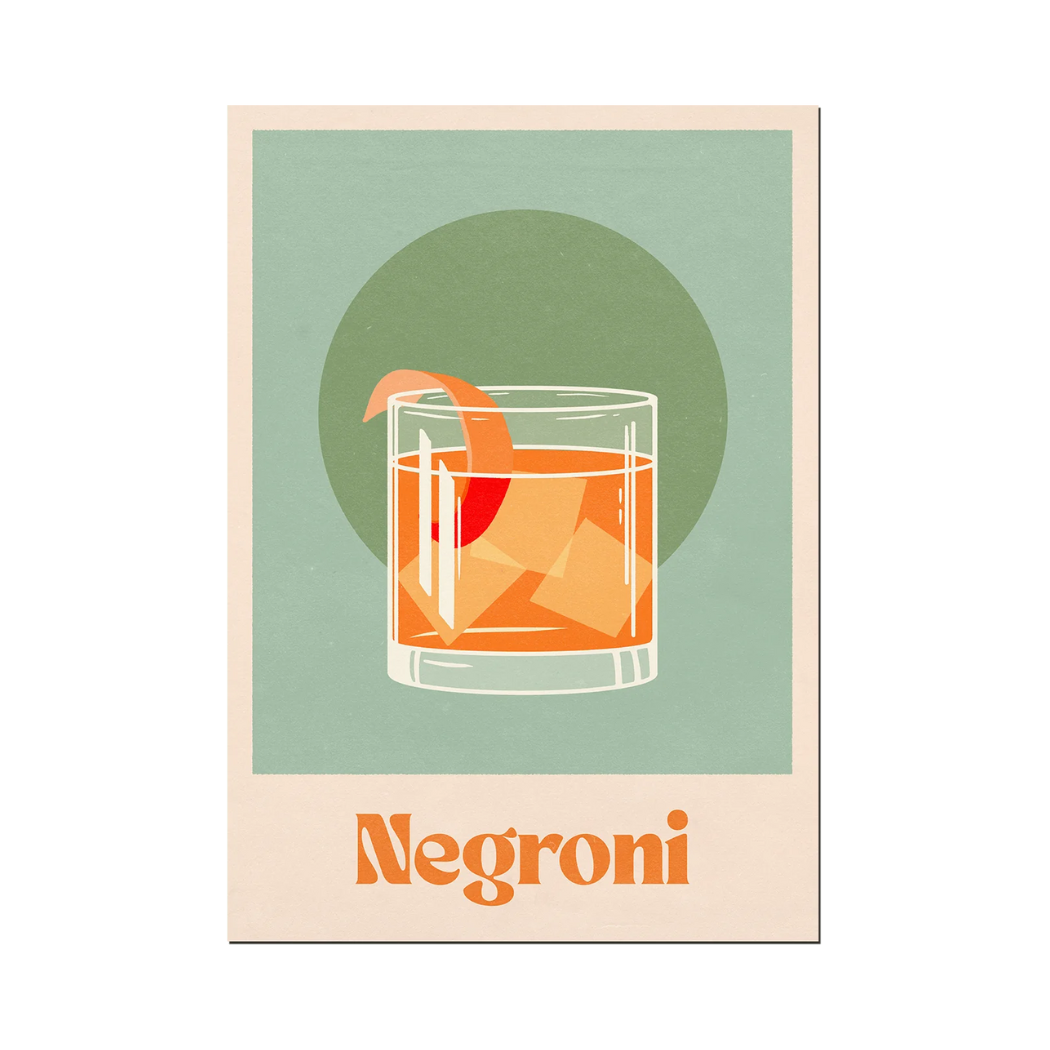Negroni A3 Unframed Print