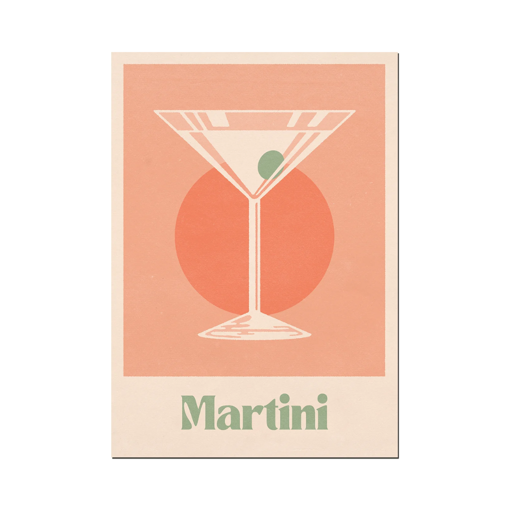 Martini Unframed Print