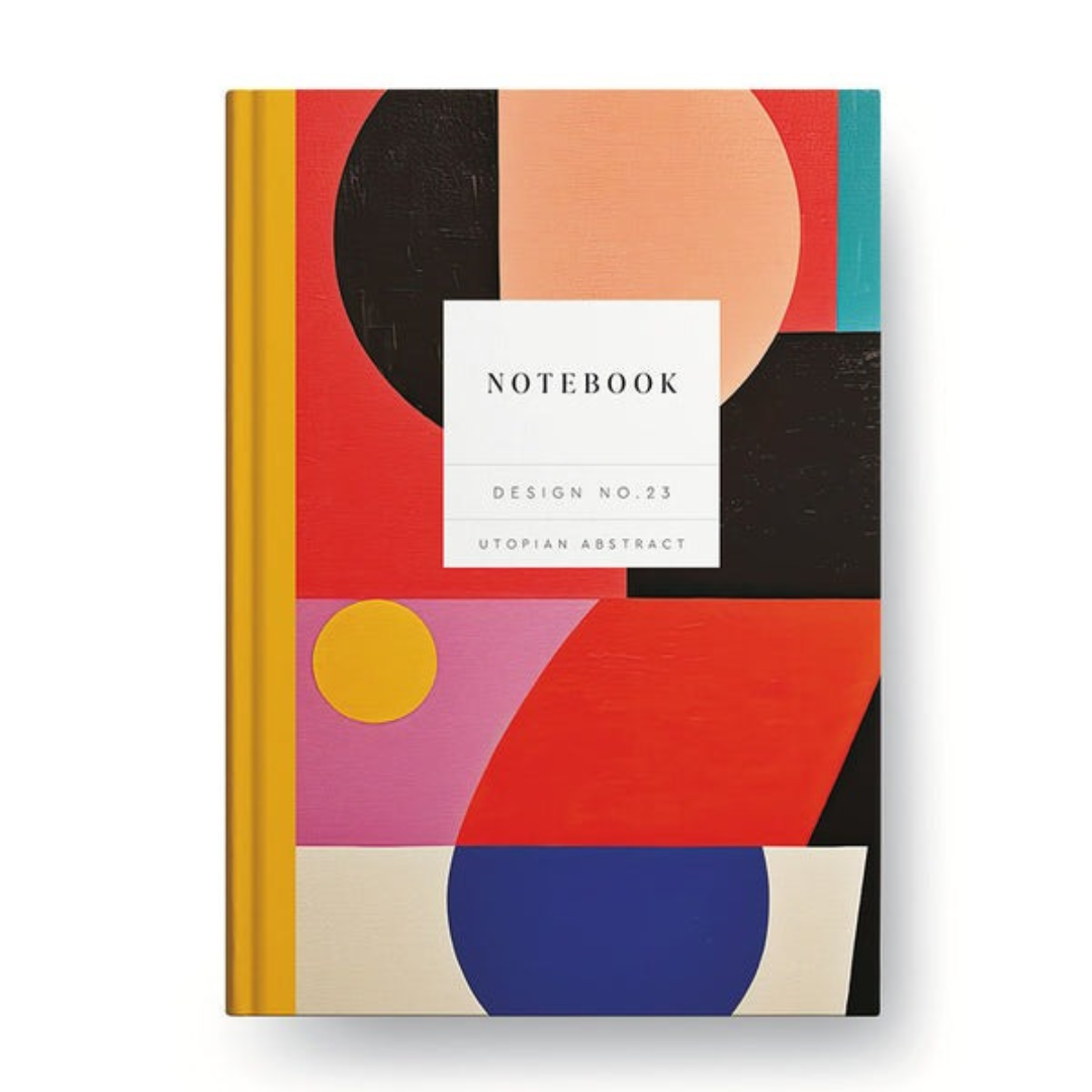 Utopian Abstract Hardback Notebook A5