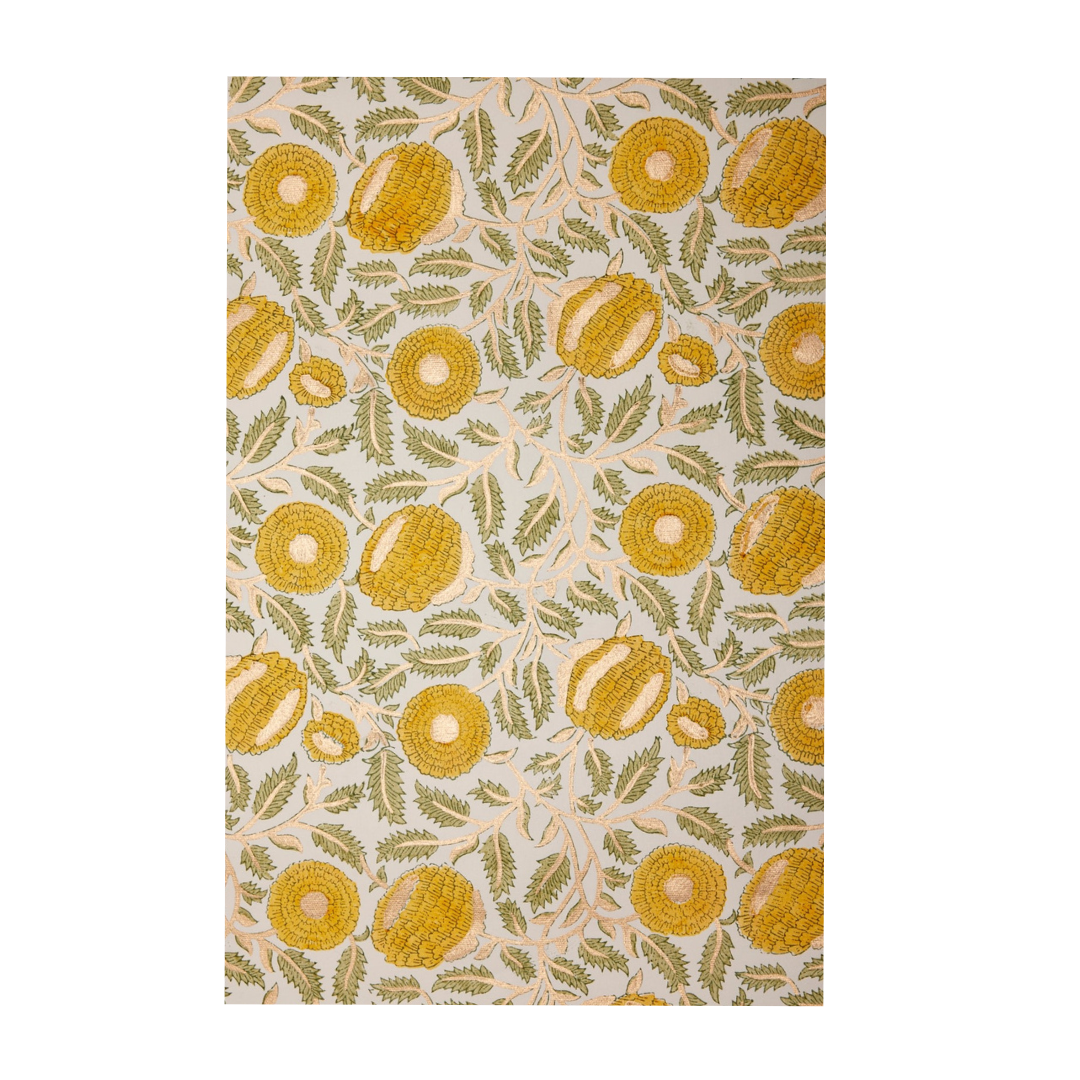Marigold Glitz Sunshine Gift Wrap Single Sheet
