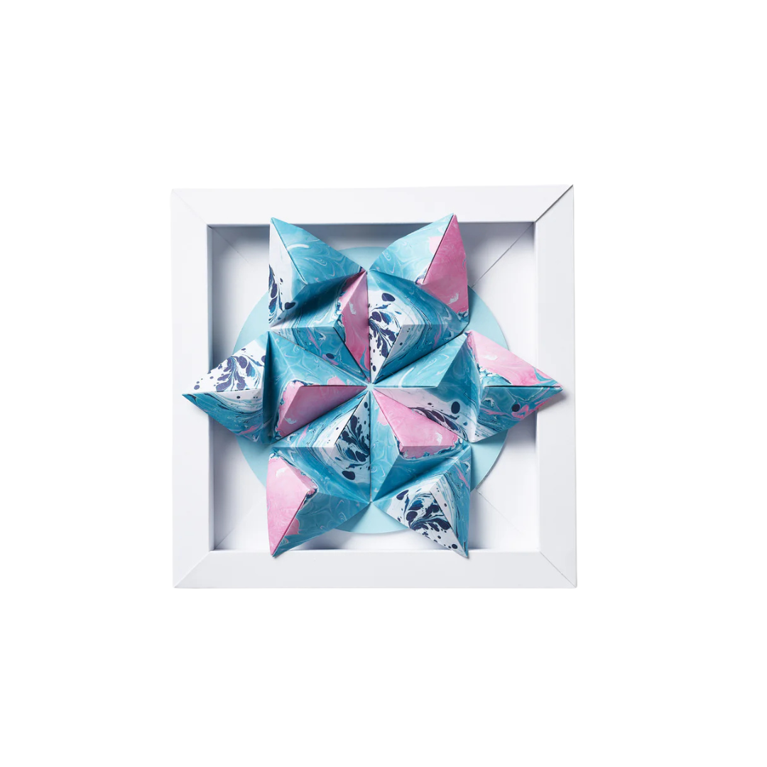 White Customizable Small Frame Kit displaying a framed artwork, perfect for photos or custom pictures.