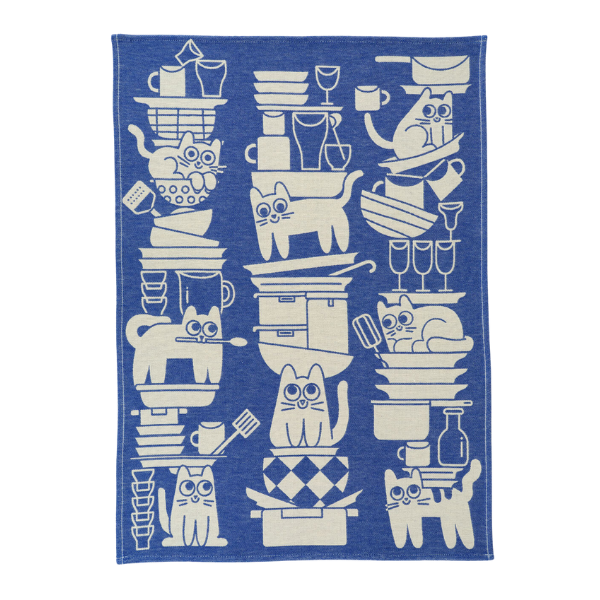 Kitchen Cats Tea Towel