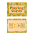 Double Deck Playing Cards Flora