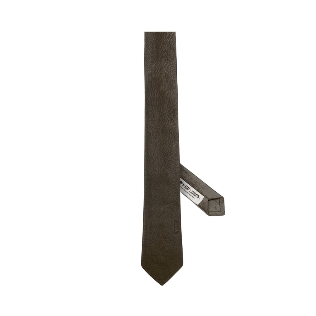 Handmade Skinny Leather Tie