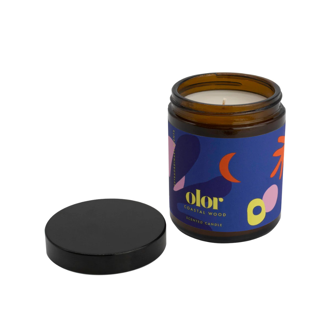 Coastal Wood Jar Candle