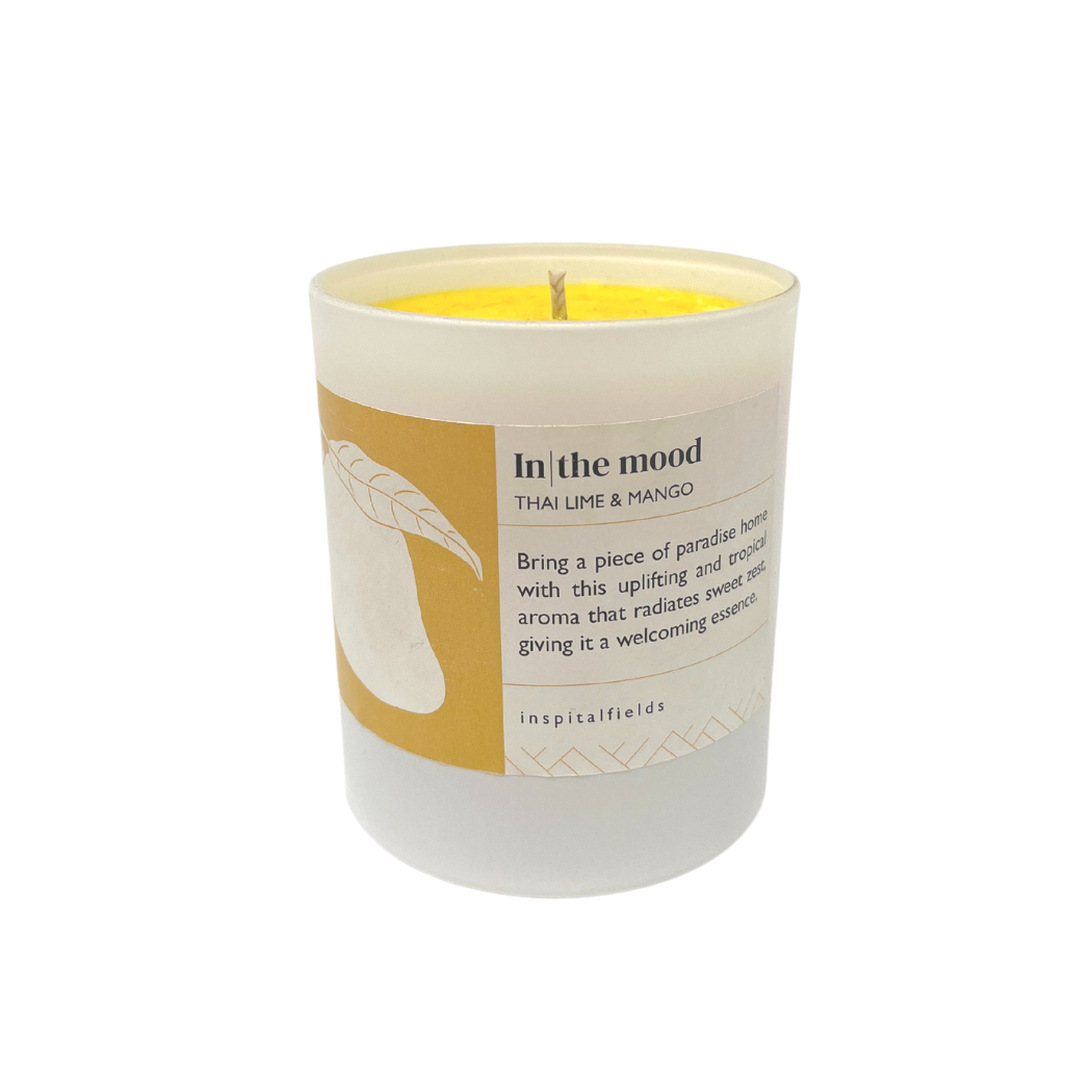 In The Mood | Thai Lime &amp; Mango Tinted Soy Wax Candle