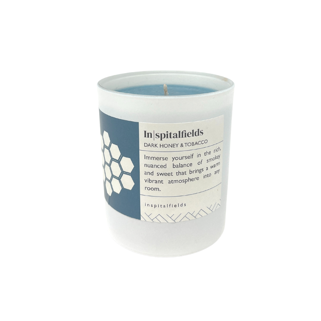 Inspitalfields | Honey &amp; Tobacco Tinted Soy Wax Candle
