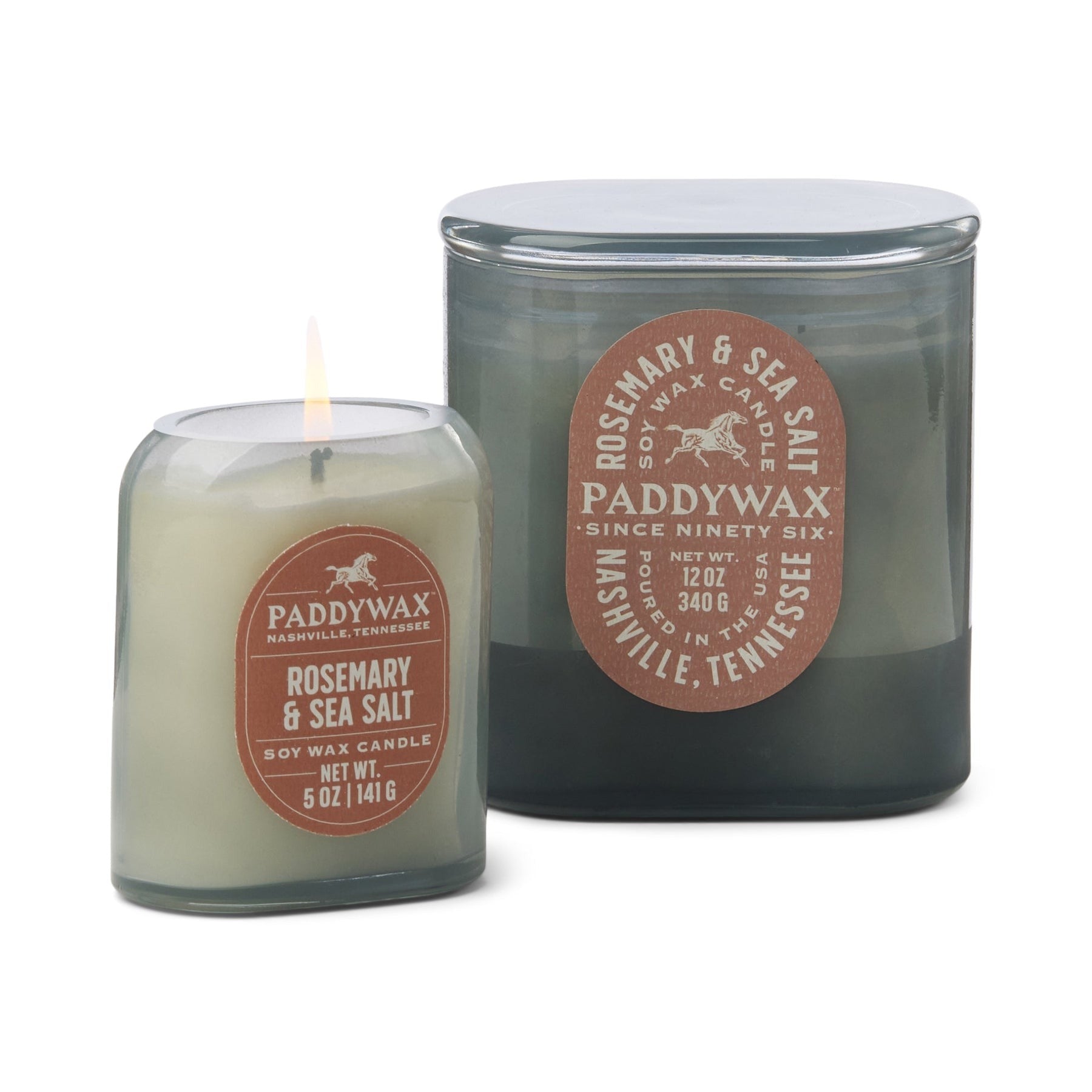 Rosemary &amp; Sea Salt Soy Wax Candle