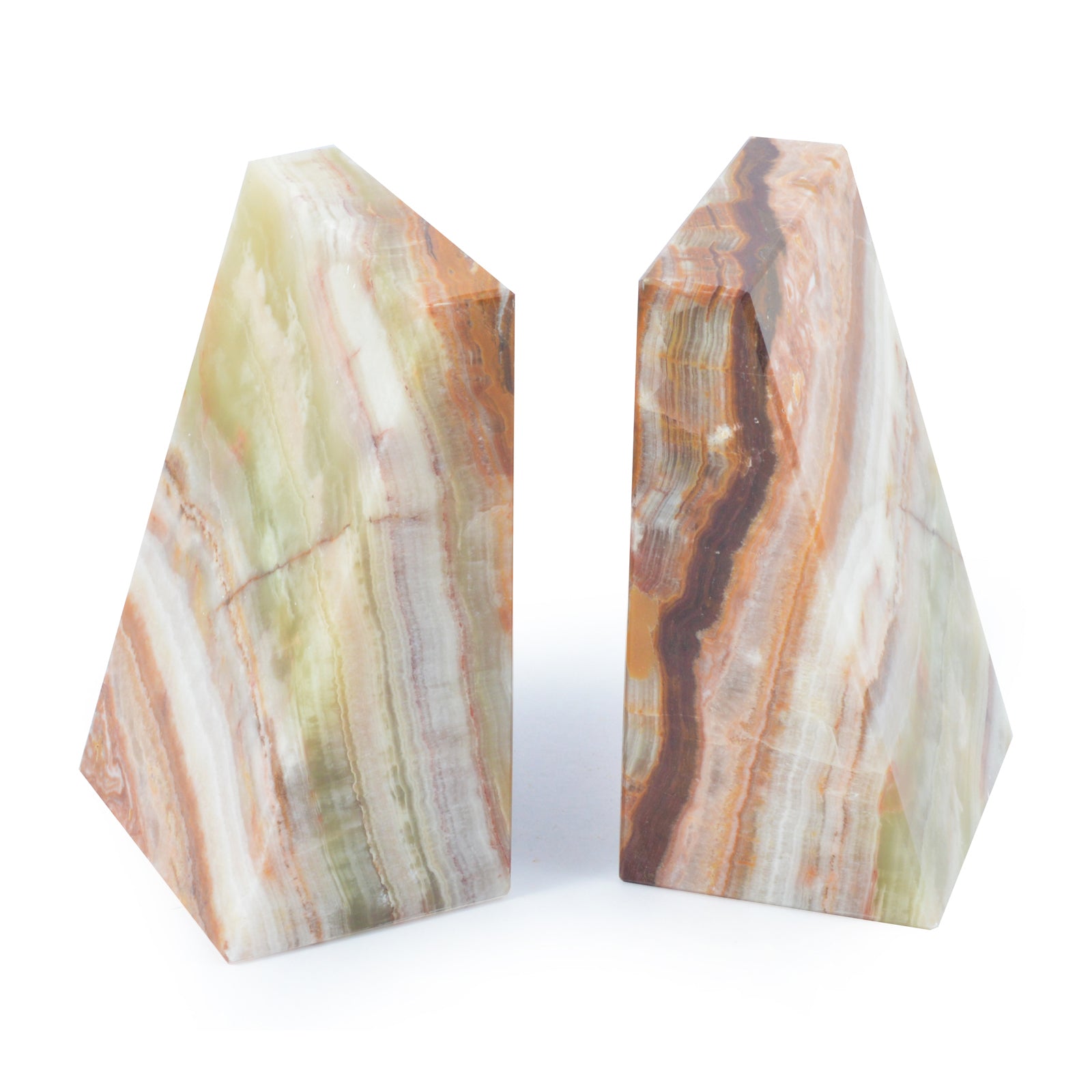 Himalayan Wedge Bookends Pair