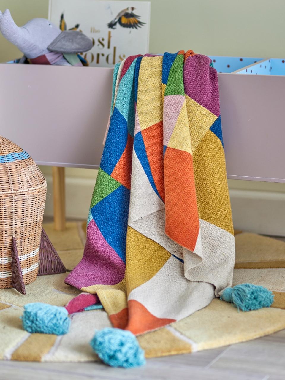 Colorine Throw Multi Recycled Cotton 160 x 130cm