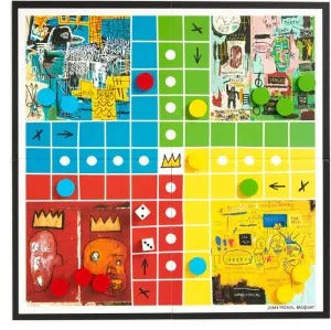 Jean Michel Basquiat Ludo Board Game