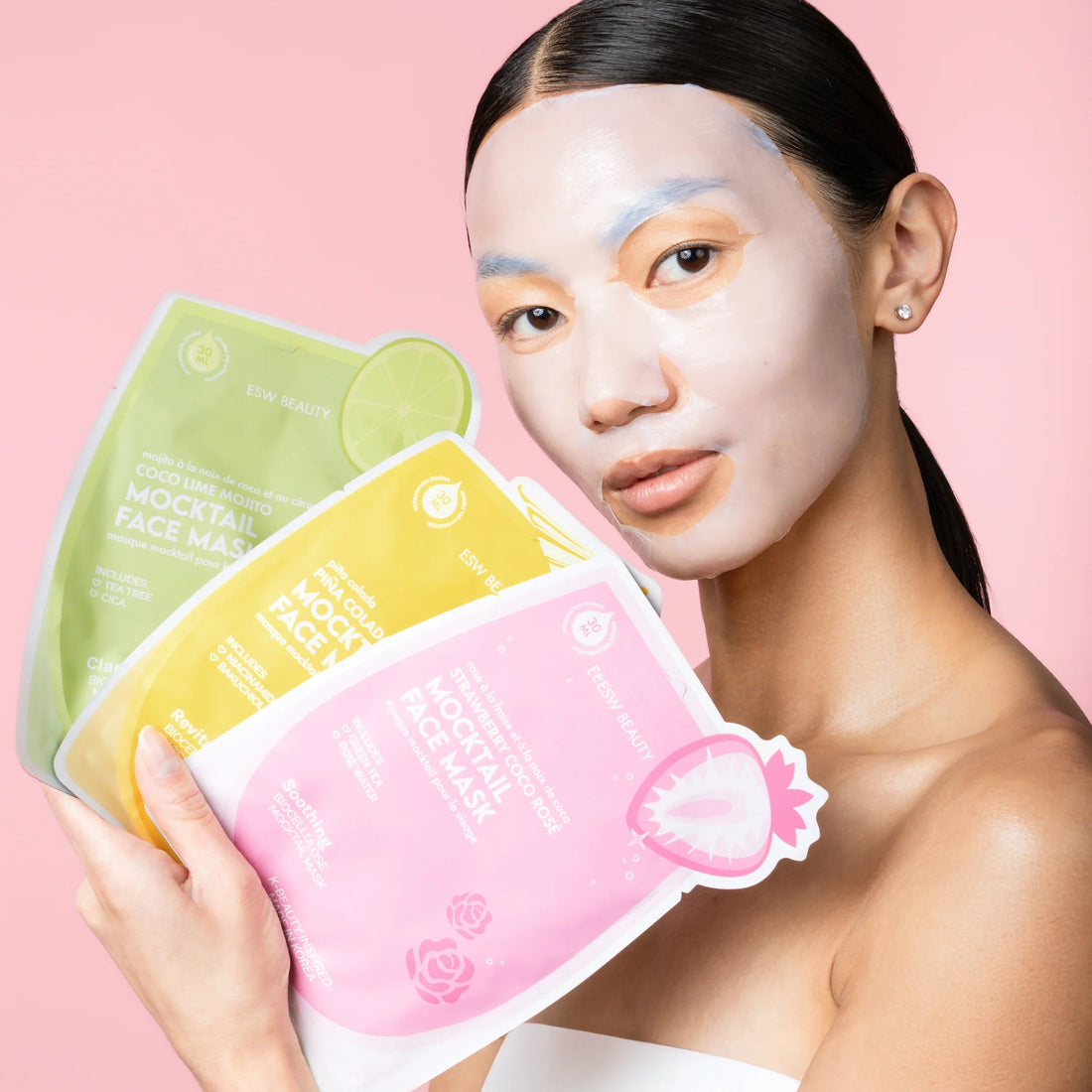 Piña Colada Revitalizing Biocellulose Mocktail Face Mask